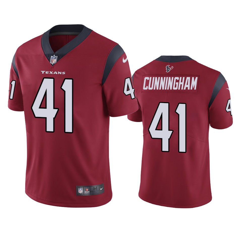 Men Houston Texans #41 Zach Cunningham Nike Red Limited NFL Jersey->houston texans->NFL Jersey